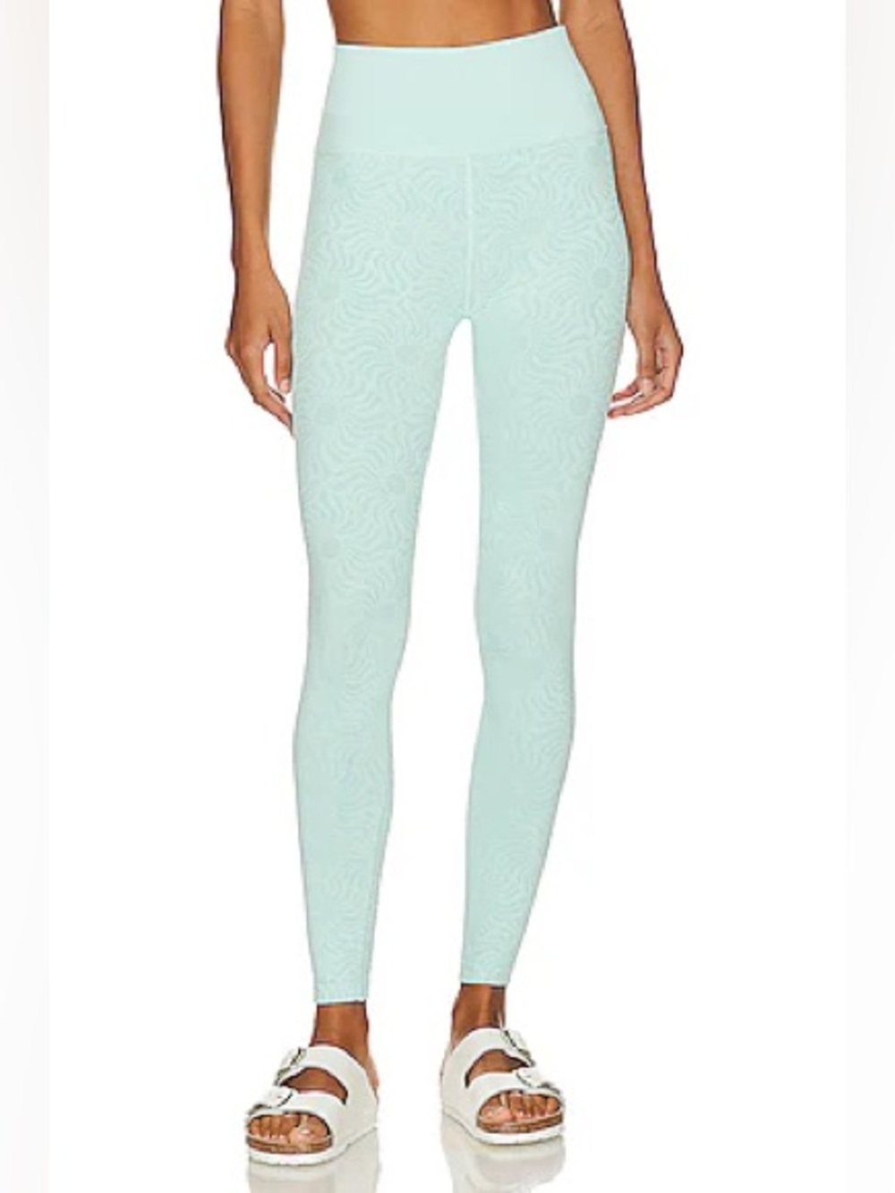Spiritual Gangster Light Mint Green High-Rise Leggings - Picture 6 of 7